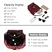 AFKOMST Faux Suede Bucket Bags and Drawstring Crossbody Boho Purse for Women Medium Hobo Handbags with 2 Shouder Straps (Burgundy)