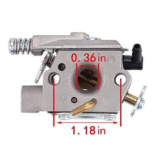 Anzac WT-589 Carburetor Air Fuel Filter Tune-Up Kit for Echo CS-300 CS-301 CS-305 CS-340 CS-341 CS-345 CS-346 CS-3000 CS-3400 Gas Saw Chainsaw