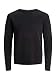 Produktbild JACK & JONES Herren Jjeleo Knit Crew Neck Noos Pullover, Caviar, XL EU