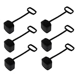 NOLITOY 6本 カズー プロテクト スリーブ プロテクト カバー カズー用 ヘッドシェル ワイヤー カズー ホルダー カズー カバー カバー 汚れ カズー 飾り カバー - カバー 黒