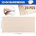 24 Pack Basswood Sheets 12