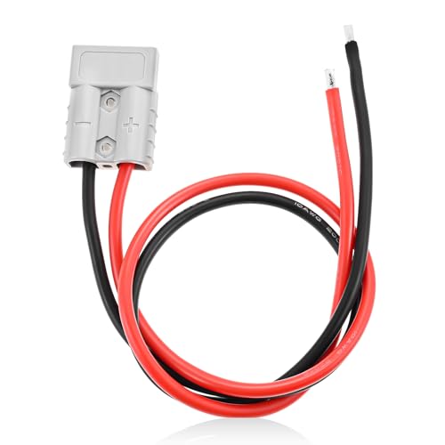 バッテリー コネクター ケーブル アダプター 車バッテリー用 50A 600V HZ-MON-STAR ADSプラグコネクター 60cm 5.5SQ 10AWG