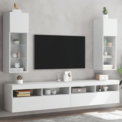 Vopese Muebles de TV con Luces LED 2 uds