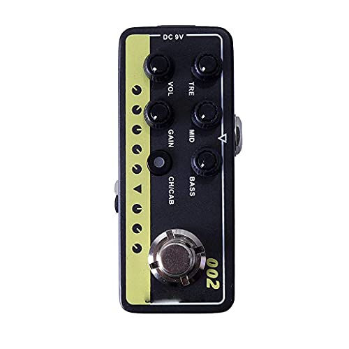 XJJZS Mini Dual Channel Effet de Guitare numérique Pédale True Bypass Méter Shell Pièces de Guitare et Accessoires - Les Beatles, Paul McCartney, John Lennon, RIngo Starr, George Harrison XJJZS Mini Dual Channel Effet de Guitare numérique Pédale True Bypass Méter Shell Pièces de Guitare et Accessoires