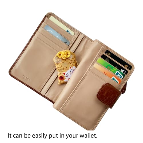 Image of Handmade Traditional Japanese Omamori Blessing Lucky Amulet for Good Wealth /Lucky Cat /Maneki Neko Hanging Fortune Bag Gifts for Women Men