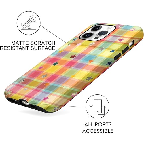 Idée cadeau fille : coque iPhone 12 Pro Max étoiles colorées - 5