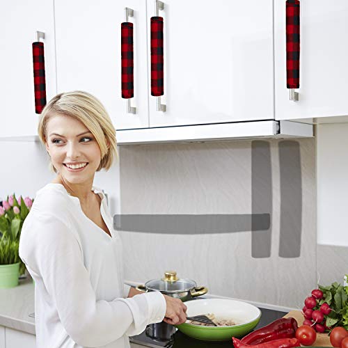 image for Boao 6 Pieces Christmas Refrigerator Cover Door Handle Covers Thick Pl