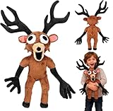 TaiXinYuly 99 Nuits dans la Forêt Peluche, Le méchant cerf en Peluche du Jeu,Jouet De Cerf en Peluche, Peluche Douce pour Enfants et Adultes   Cadeau pour Halloween et Anniversaire   39 cm