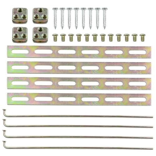 Hombasing Car Door Lock Kit 4 PCS, Car Door Unlock Kit with 2 Remotes, Car Accessories Universal Keyless Entry Systems, 4 Door 12V Car Power Door Lock Remote Central Locking Conversion Kit - Black