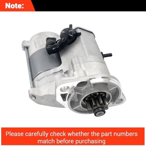 410-52265 Starter Motor Compatible with Kubota Compact Tractor L3540 L3830 L39 L3940 L4240 L4330 L4630 L4400 L45, 1.4kw 12v 8-Tooth, Replaces 228000-9800 9722809-980 T1150-16800 T1150-16801 by HUAYOUR - Used condition - Image 6
