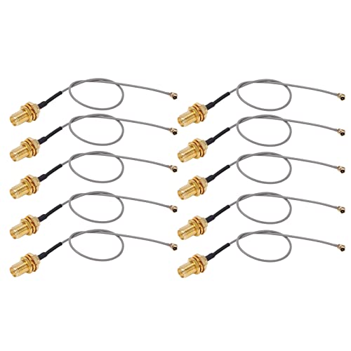 Cabo Coaxial RF, Cabo Coaxial RF, Cabo Adaptador Coaxial 10PCS IPEX para SMA Interface Macho Cabos d