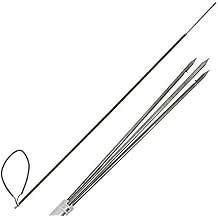 Scuba Choice Carbon Fiber 7 One Piece Spearfishing Pole Spear with 3 Prong Barb SS Paralyzer Tip