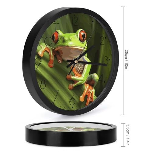 Horloge murale grenouille décorative pour un salon chaleureux - 3