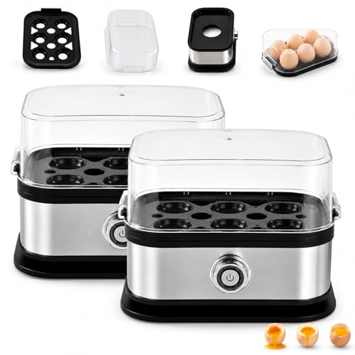 Multifunctional Egg Steamer with Clear Lid, 2026 New Compact Stainless