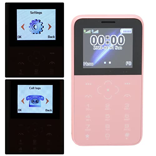 Upplåsningsbar Mobiltelefon 1,8" för Seniorer - Sakura Rosa