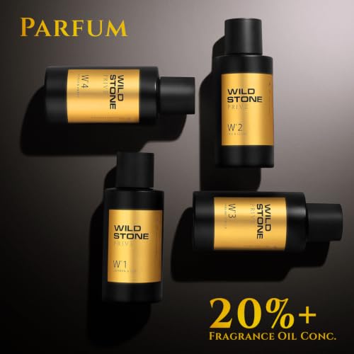 Image of Wild Stone Prive Saffron & Oud Parfum for Men 100ml | Luxury Long Lasting Perfume | Rich, Oud & Woody Fragrance | Premium Men's Perfume
