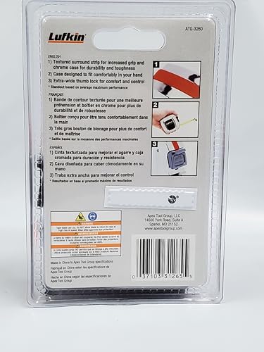 LUFKIN Cinta Métrica 1" x 25' Clásica miniatura 3