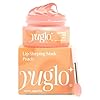 YUGLO Moisture & Collagen Booster Lip Sleeping Mask – Treatment to Restore, Hydrate & Plump Dry Chapped Lips – Peach