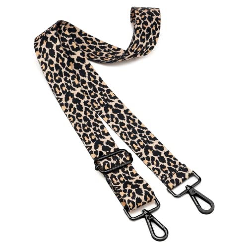 Image of ZOOEASS Nickel Buckles Wide Shoulder Strap Adjustable Replacement Belt Gun Buckles Guitar Style Crossbody Bag Strap