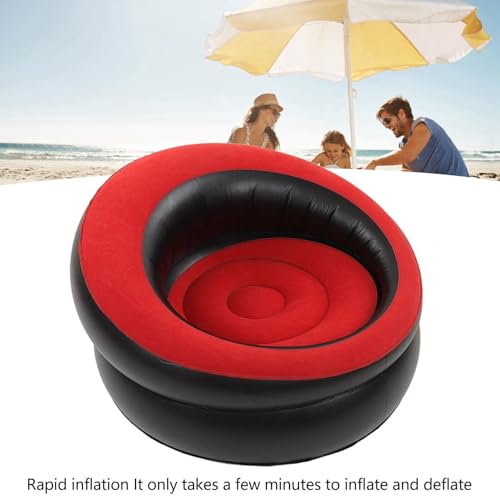 Sofá inflable flocado de aire para solucionar la falta de espacio en visitas y viajes 6