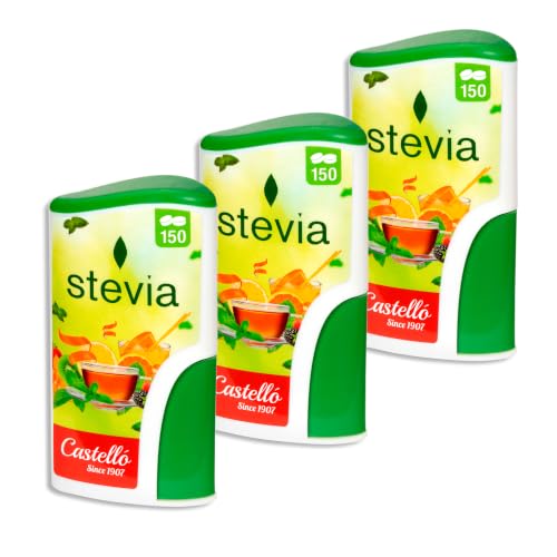 Castello since 1907 Pack 3 Stevia (Estevia) Comprimidos | 3x150 Comprimidos