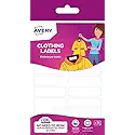 Avery Clothing Labels, name labels, stick on school labels, no ironing or sewing, 45 x 13 mm, 36 Labels Per Pack, White