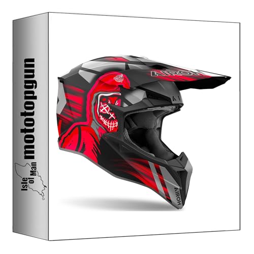 Casque cross Airoh Wraaap WRC55 Cyber pour sorties enduro