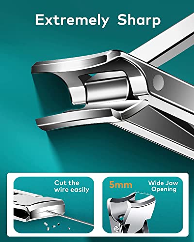 MR.GREEN Portable Nail ClippersMedical Grade Stainless Steel Foldable Nail Cutter Ultra Slim Travel Design - Thumbnail 2