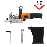 ASSEMBLAGE DE PRÉCISION : La tenonneuse à bois fonctionne avec la mortaiseuse pour fournir des résultats précis et exacts, vous aidant à réaliser des assemblages solides et sécurisés dans vos projets de menuiserie.