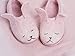 Natural Wool Slippers Bunny for Girs Boys Kids - Handmade Felted Wool Indoor House Home Shoes