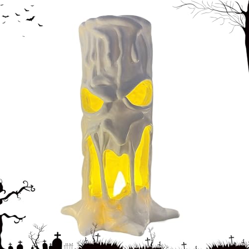 Gothique | Table LED Anti Feu Halloween | Effrayant Éclairage De Décoration De La Maison Pour La Chambre À Coucher Bureau Fête Et Maison Hantée | Éclairage D'Étagère Décoratif Pour Bibliothèque Et