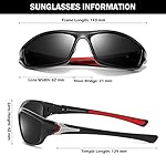FAGUMA Sports Polarized Sunglasses For Men Cycling Driving Fishing UV400 Protection - Image 4