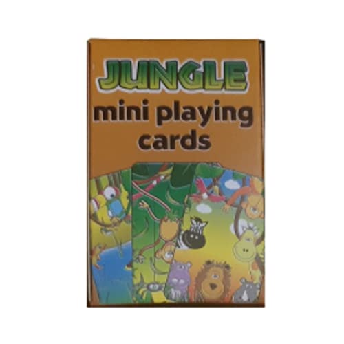 Henbrandt 6 Packs of JUNGLE (Animals) Mini Playing Cards {Party/Loot Bag Toys} by PARTY BAG TOYS