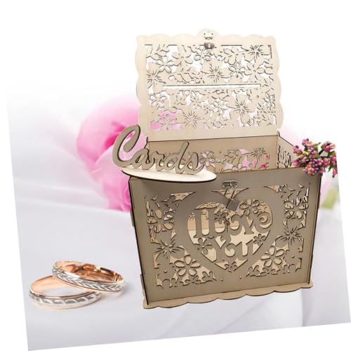 Caja de madera para bodas donde proteger los deseos más alegres de tus invitados 5