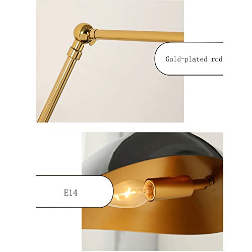Lampe de chevet orientable avec support mural pliant AMUCK - 5