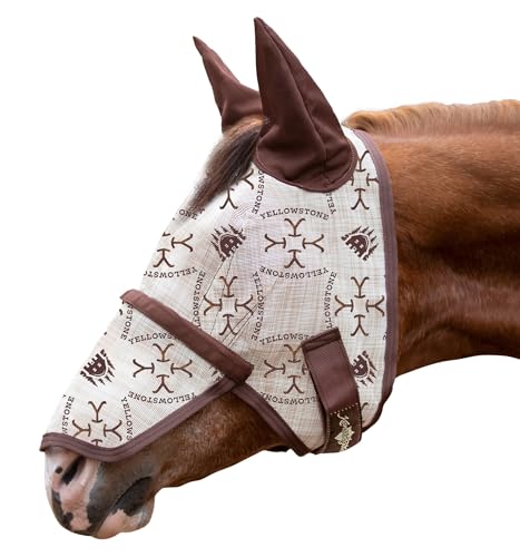 Kensington Protective Products Yellowstone Horse Fly Mask w/Ears & Nose Size: Medium
