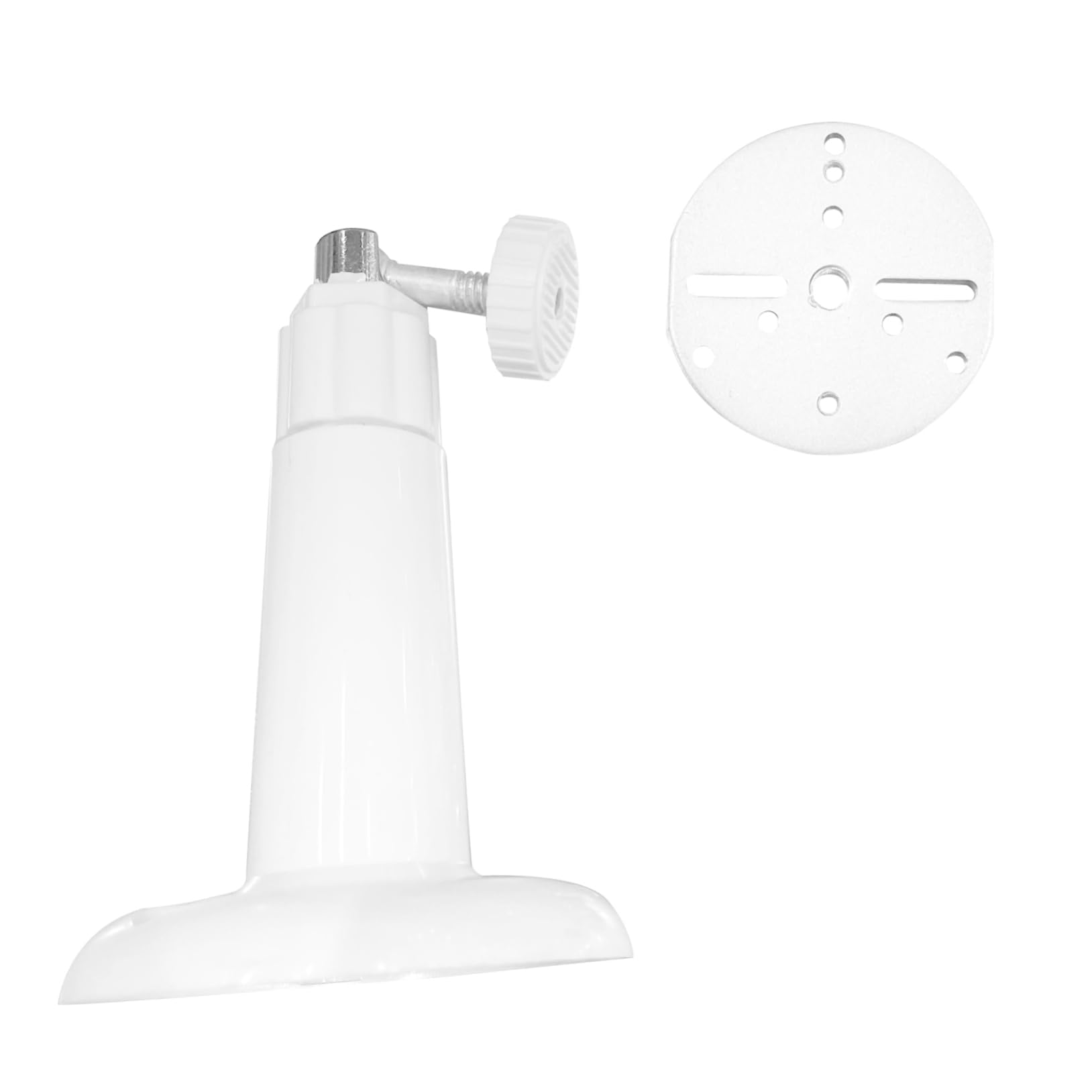 LALAFINA Security Camera Holder Wall Mount Camera Bracket Rotatable Mounting Base for Indoor/Outdoor Use