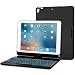 ProCase iPad 9.7 2018/2017 Keyboard Case - 360 Degree Rotation Swivel Cover Case with Wireless Keyboard for Apple iPad 9.7 Inch, Also Fit iPad Air