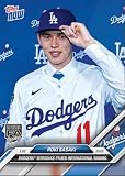 2025 Topps Now Roki Sasaki #OS16 Prized International Signing Introduced Los Angeles Dodgers Rookie RC Baseball Card