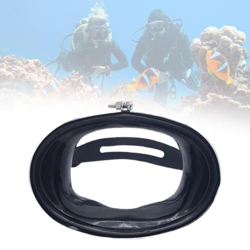 Máscara de snorkel a prueba de fugas con visión amplia para bucear 6