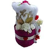 Geschenk Handtuchtorte Wäschegeschenk