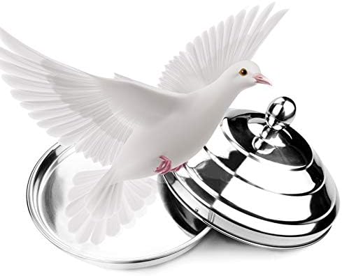 SUMAG Dove Pan of Collector - Plata de doble capacarga, trucos mágicos de escenario, ilusiones de escenario, accesorios de magia de apariencia de