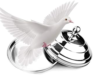 SUMAG Dove Pan of Collector - Silver Double Layer/Load Magic Tricks Stage Illusions Accessories Gimmick Appearing Magic