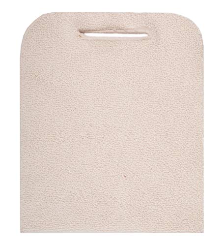 ABC Pack of 12 Terry Cloth Bakers Pads Pot Holders with Hand Hole Industrial Oven Pads for Heat Care Heat Resistant Knitted Pads for Baking Cooking Needs Natural Color One Size fits All