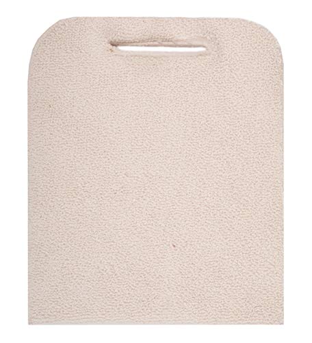 ABC 12 Pack Terry Cloth Baker's Pads. Industrial Oven Pads for Heat Protection. Pot Holders with Hand Hole. Heat Resistant Knitted Pads for Baking, Cooking Needs. Natural Color. One Size fits All.