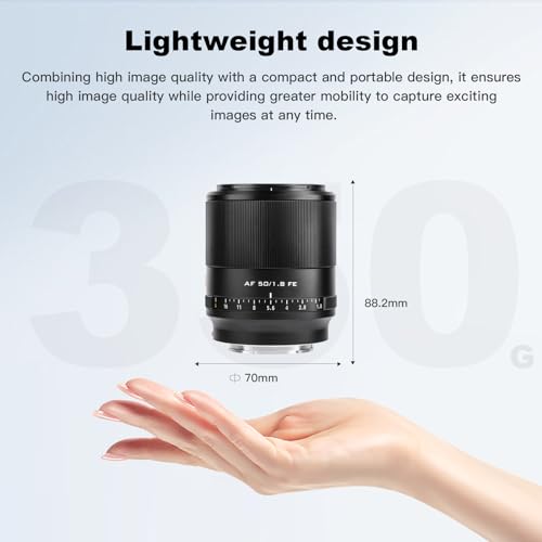 'Lente VILTROX 50mm F1.8 STM Autofoco Full-Frame para Cámaras Sony E-Mount: Objetivo Estándar FE con Gran Apertura para Sony a7, a7C, a - Fernando Cortés 'Lente VILTROX 50mm F1.8 STM Autofoco Full-Frame para Cámaras Sony E-Mount: Objetivo Estándar FE con Gran Apertura para Sony a7, a7C, a - Fernando Cortés