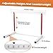 NELOMO Adjustable Hurdle Training Hurdle Track and Field Equipment Professional Track and Field Hurdles with Counterweight for Personal Training Track and Field Competition (1)