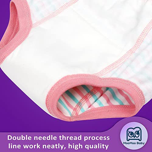 Image of MooMoo Baby Training Underwear for Boys and Girls Absorbent Toddler Training Pants for Girs 2T-7T