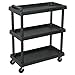 YAFF 3-Tier Workshop Tool Trolley Black 29.5