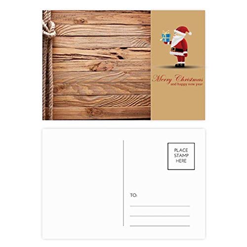 Cartes postales en bois de Noël artisanales et uniques pour vœux élégants